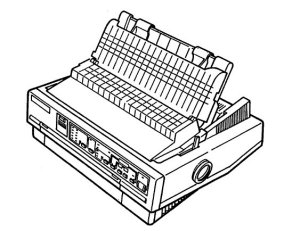 Epson LQ-570+ Printer picture